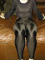 black spandex shorts
